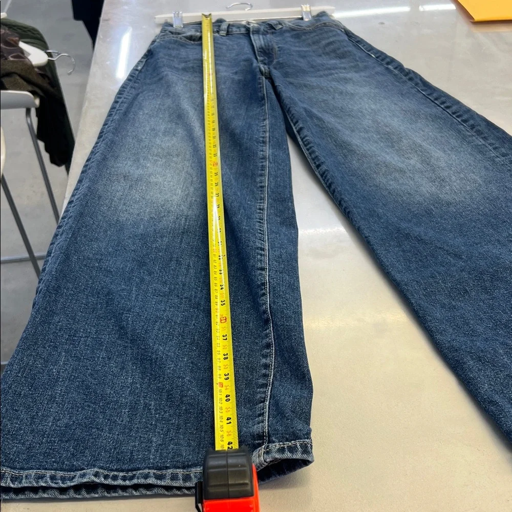 Classic Blue Wide-Leg Jeans - Picture 6 of 6